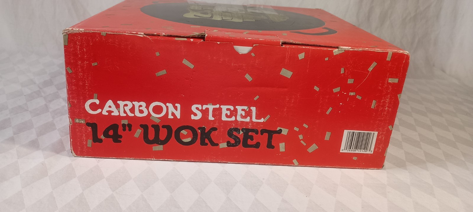 Taylor & Ng Classic Wok , 15″ flat bottom, Carbon Steel (wooden handle)