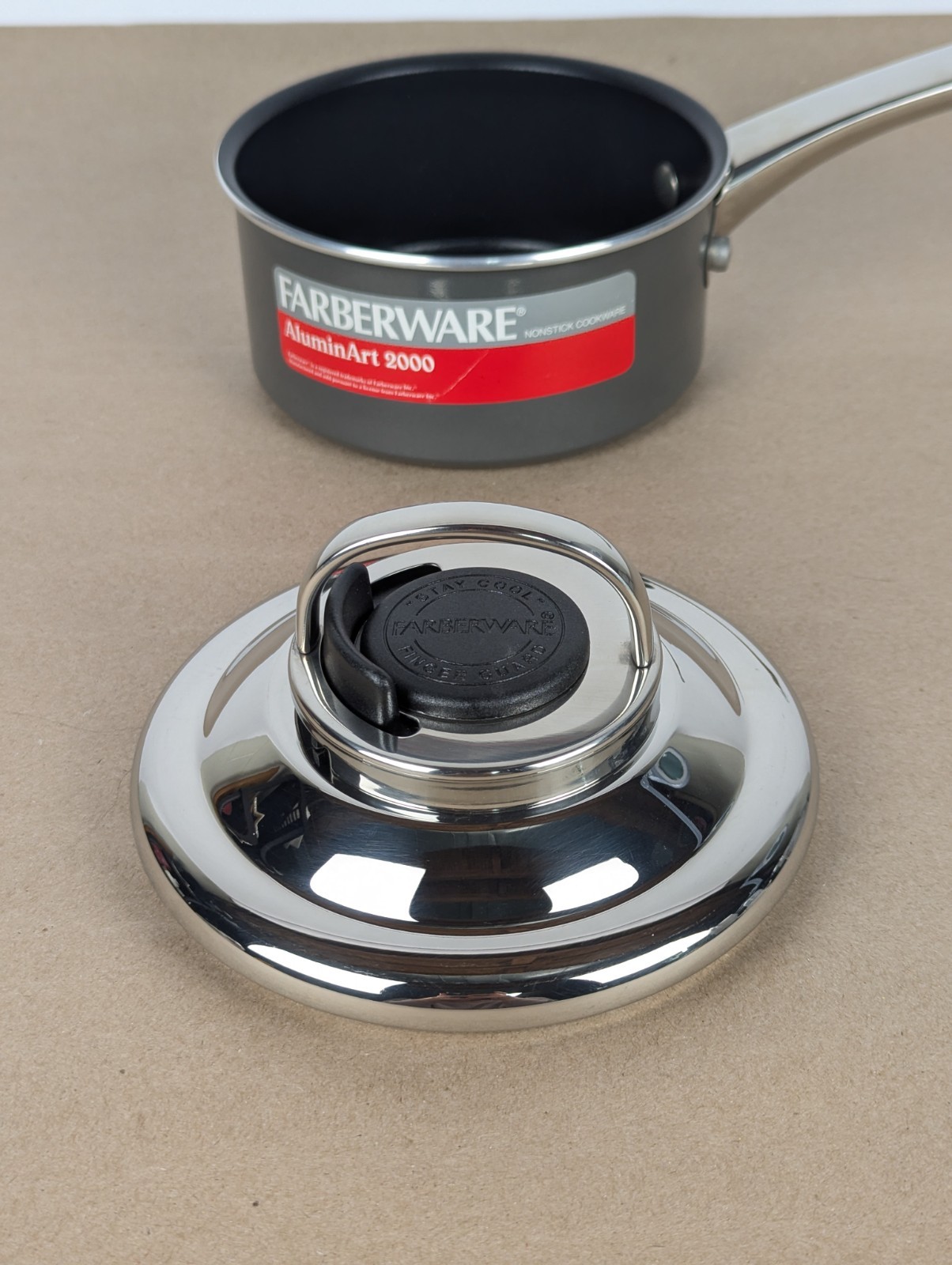 NEW Farberware AluminArt 2000 Advanced Non-Stick 1 Qt Sauce Pan Cookware Pot