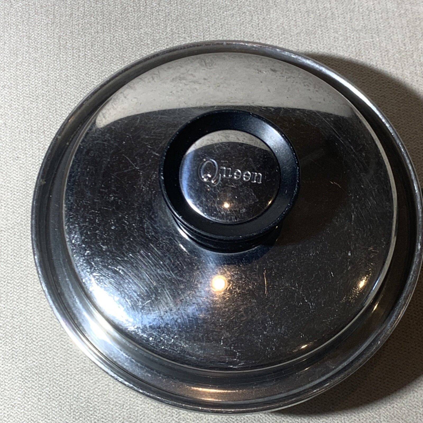 VTG Amway Queen 18/8 Stainless Multi Ply Sauce Pan Pot w/ Lid 1/2 Quart USA Made