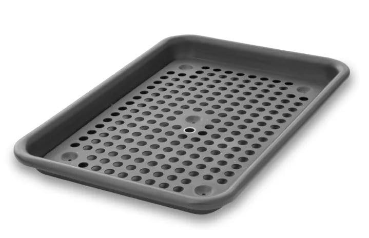 LloydPans Kitchenware 9 Inch by 13 Quarter Sheet Pan 9X13X1, Dark Gray