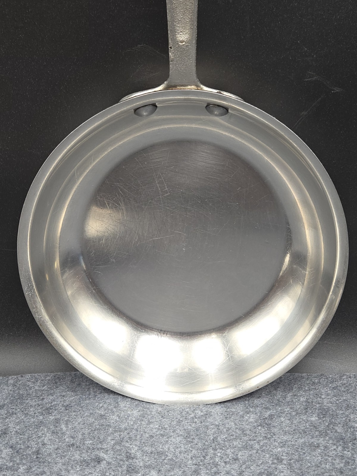 All-Clad Fry Pan Skillet Set 8″ and 10″ Master Chef 108, 110 USA Vintage