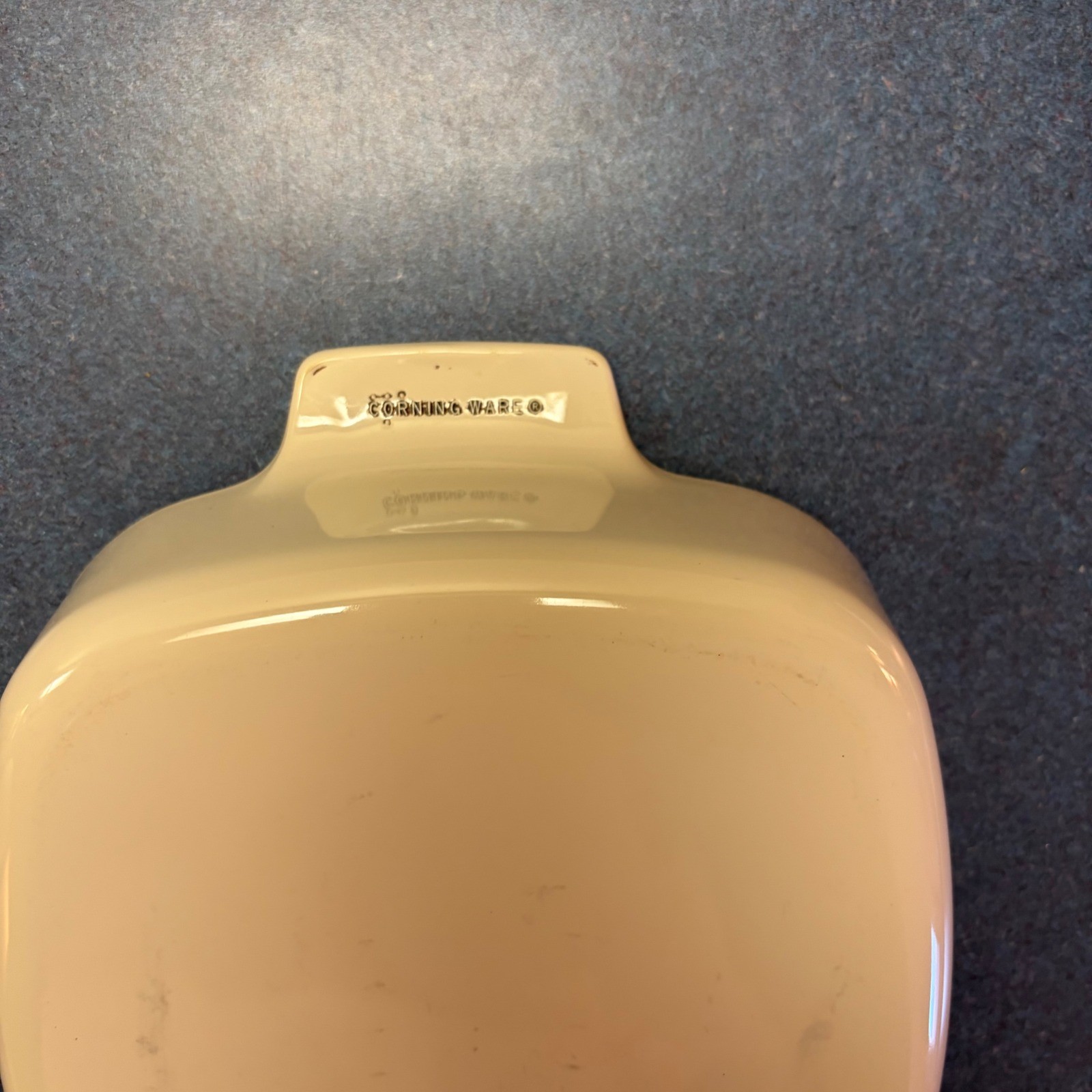 Corning Ware Abundance Fruit A-1-B 1 Liter Square Casserole Dish Vintage No Lid