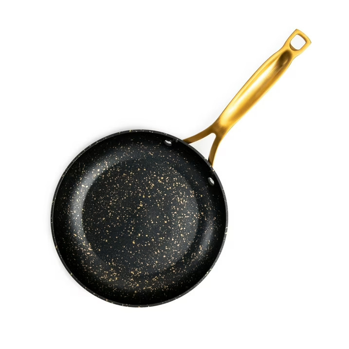 Thyme & Table Non-Stick 8-Inch Fry Pan, Signature Collection Black & Gold