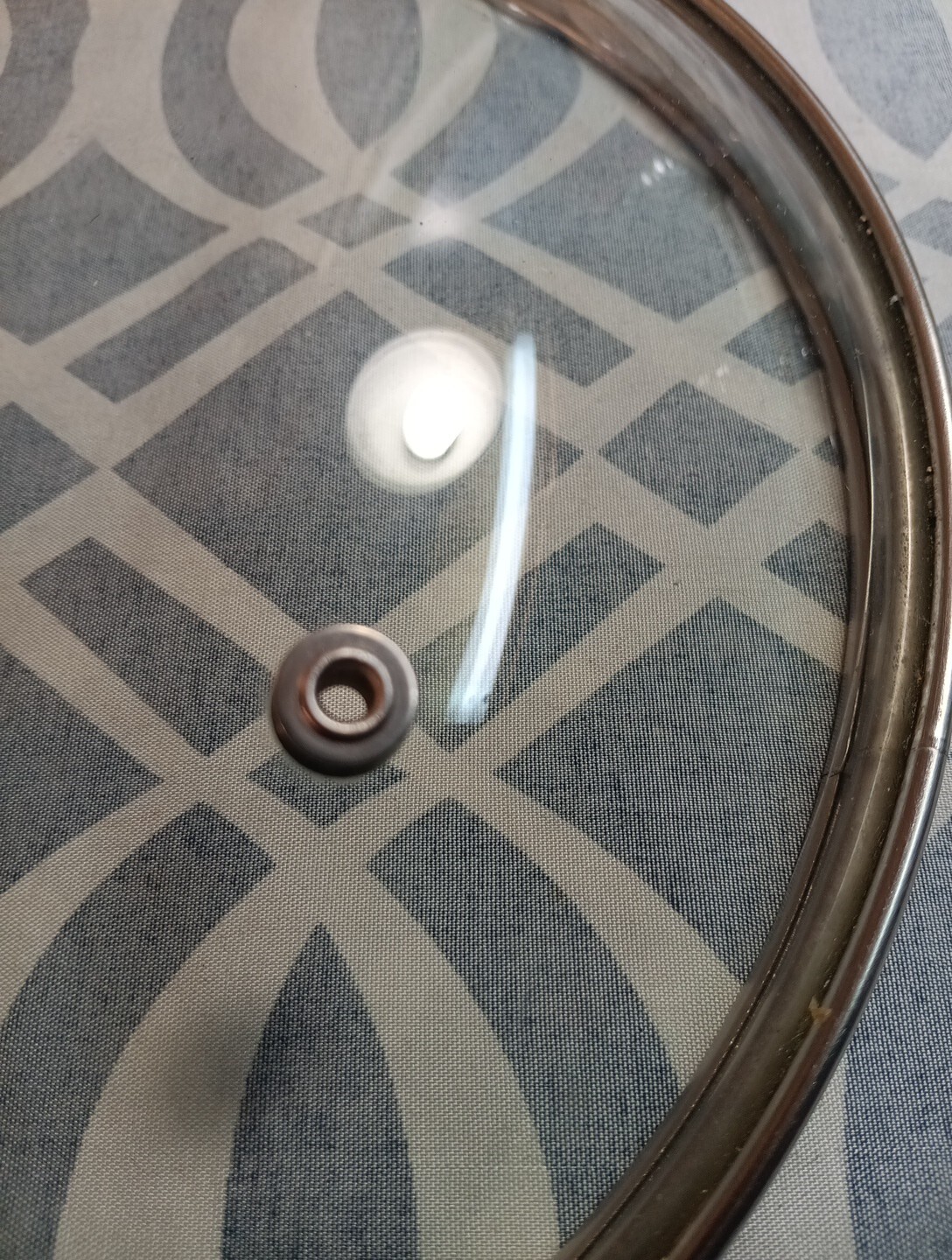 9.5″ Uniware Tempered Glass Round Pot Lid