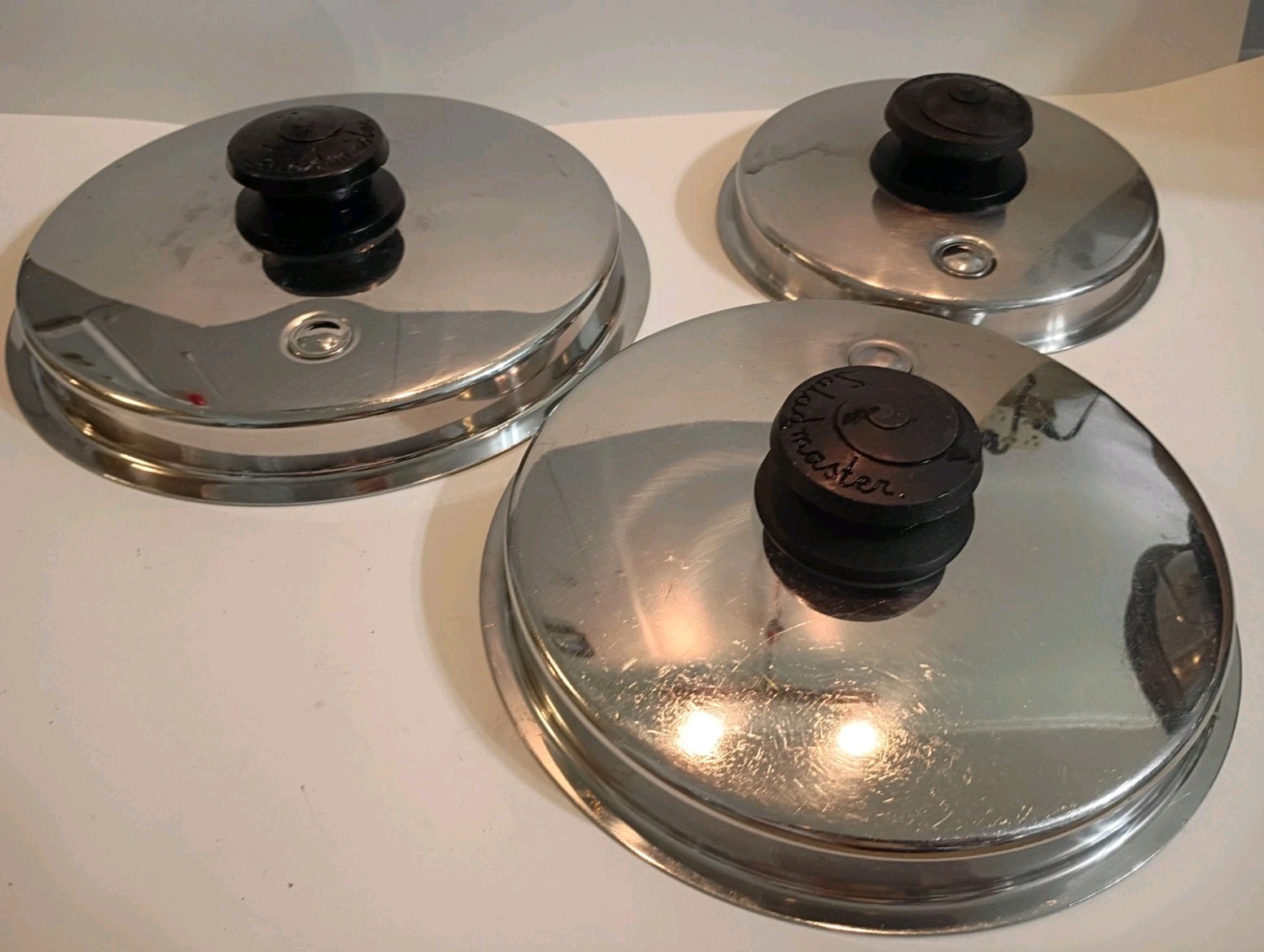 x3 Saladmaster Vapo-Lid Replacement Lid Cover Lot 6 7 8