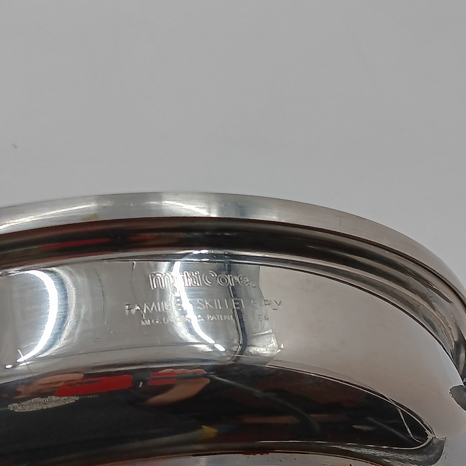 Vintage West Bend Multi Core Familie Skillet 5 Ply Stainless Frying 12″ USA