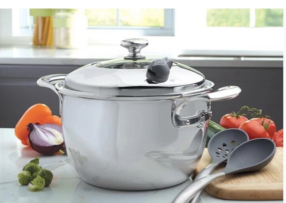 Princess House Vida Sana 5-Ply Stainless Steel Cookware 7Qt Dutch Oven (5556)