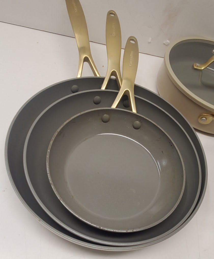 GreenPan Jewel Pro 11-Piece Cookware Set Hard Anodized Nonstick Taupe