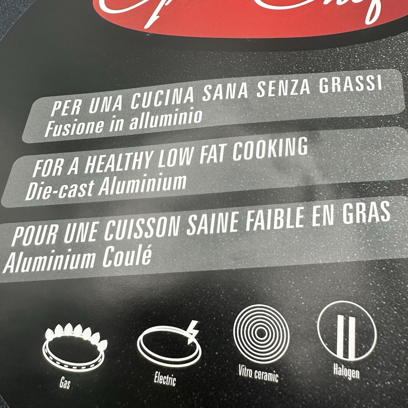 ROCH GUSS Grand Chef 30cm 12”Large Flat Crepe Griddle Pan Made ITALY NEW