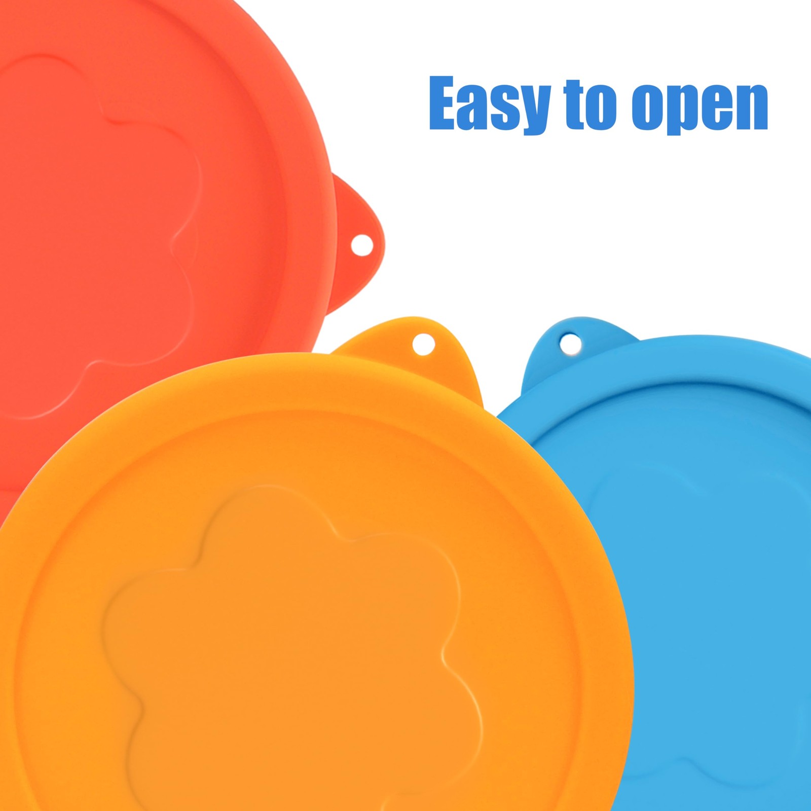 2 Cup Silicone Replacement Lids Storage Cover for Pyrex 7200-PC and Anchor Hocki
