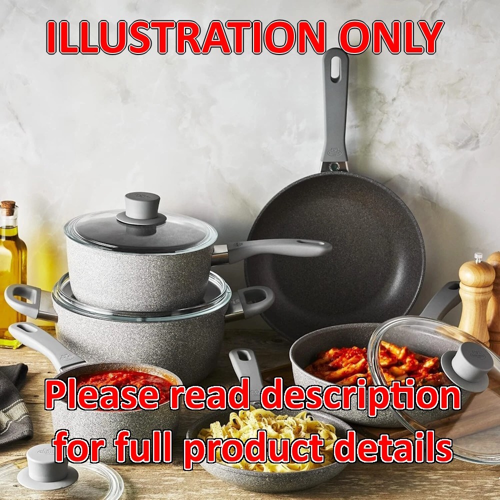 Ballarini Parma Plus by HENCKELS 8-pc Aluminum Nonstick Cookware Set PLS READ!!!