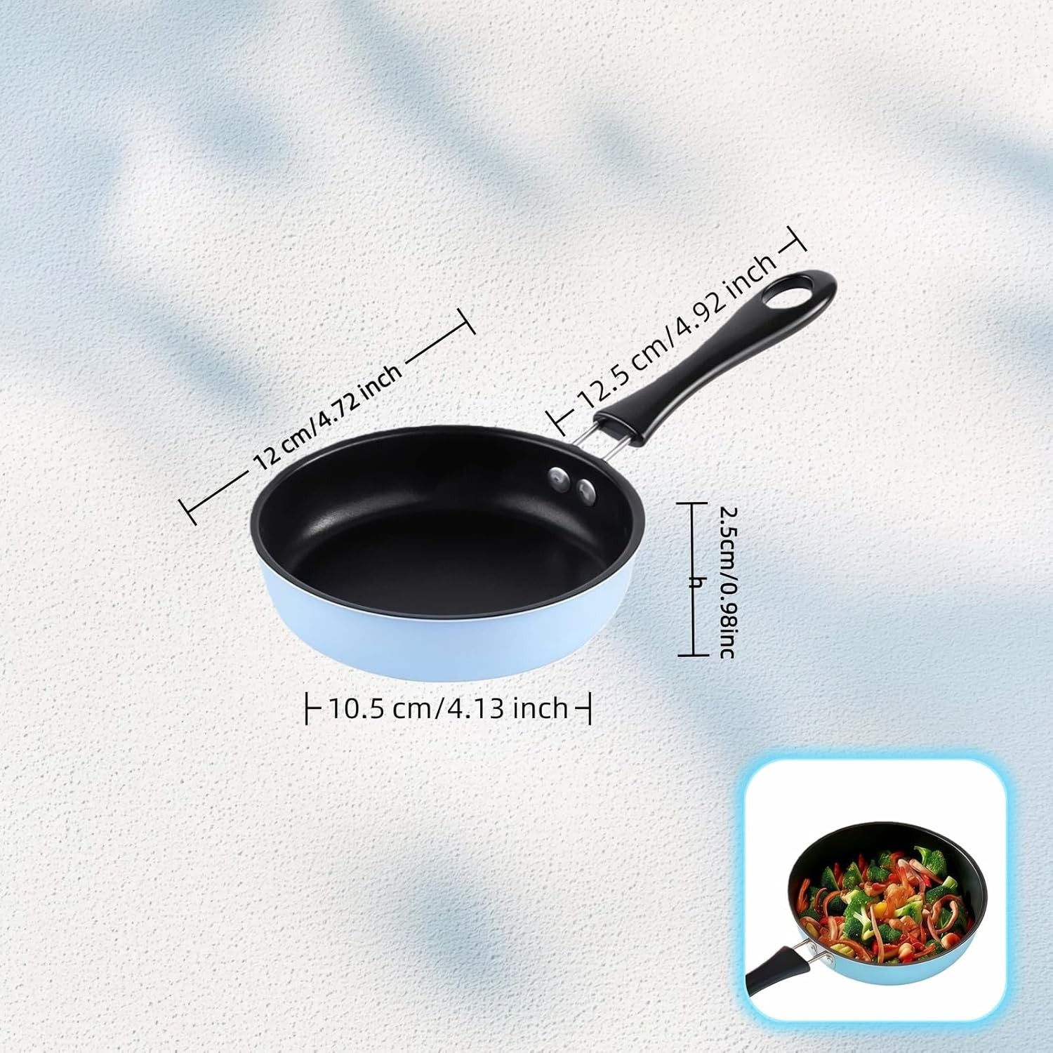 Induction & Gas Compatible – Perfect for Camping, RV, Omelets,