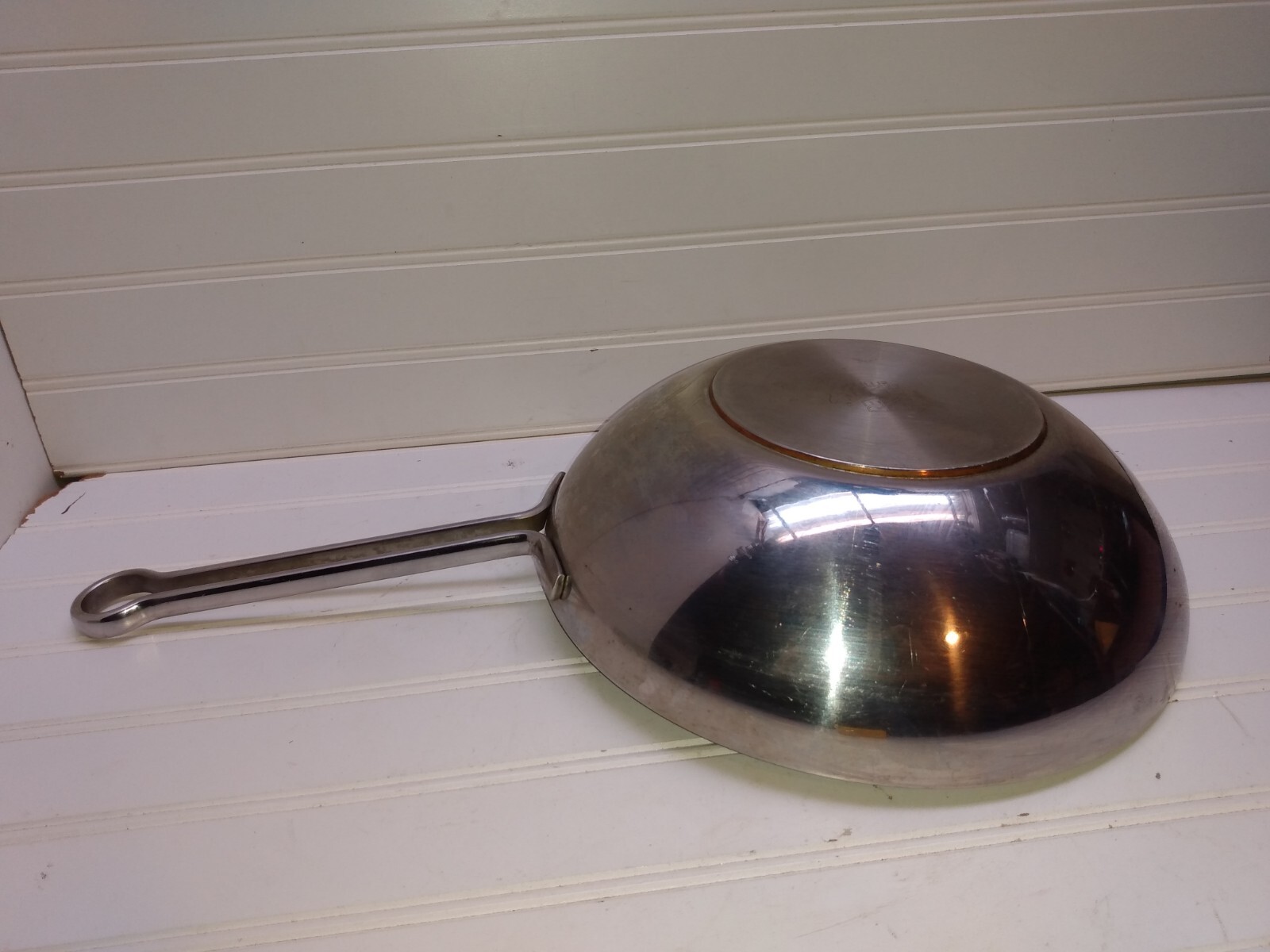 Revere Ware Proline 3 Qt Wok Copper Core Stainless 10.2″ Skillet Frying Pan Lid