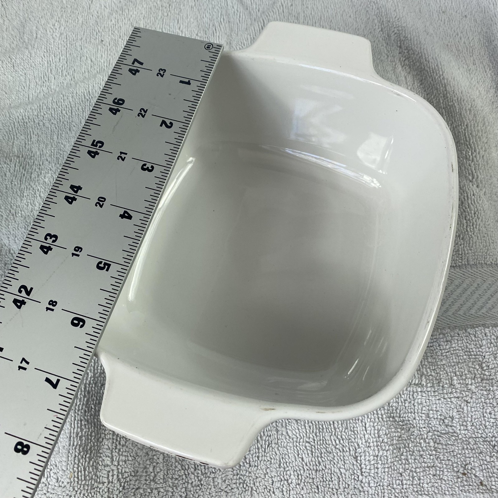 Vintage CorningWare Cornflower Blue Casserole Dish 1.5 Qt A-1 1/2-B White USA