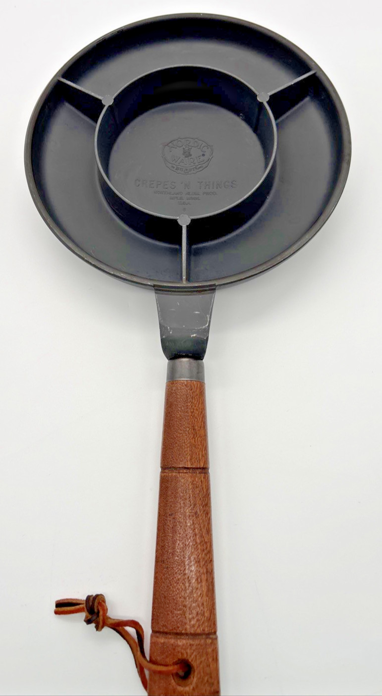 Vintage Nordic Ware Crepes ‘n Things Cast Aluminum Crepe Pan USA-Euc