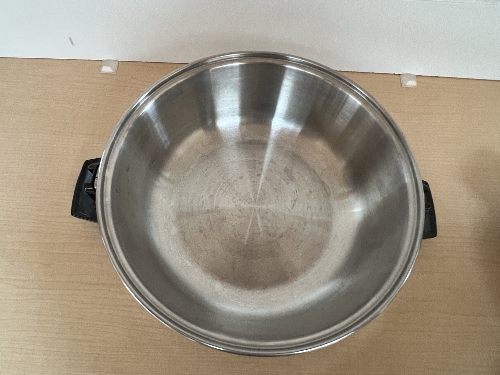Vtg KITCHEN QUEEN T304 Multi Core 5 Ply Stainless Steel Large Domed Skillet/Pan