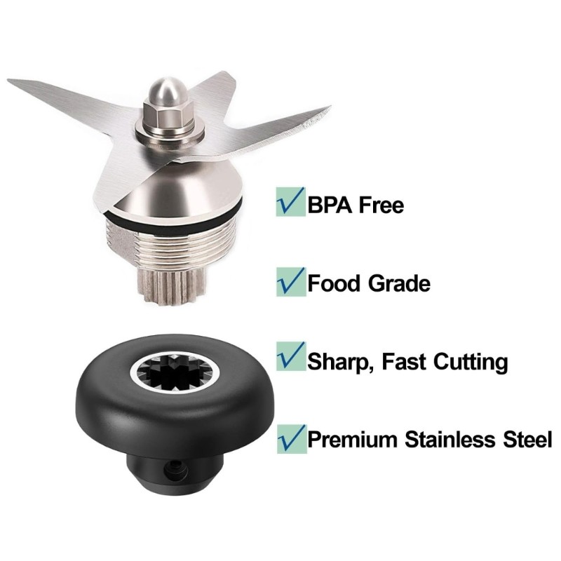Universal Blender Replacement Assembly Suitable for Various Cup Sizes