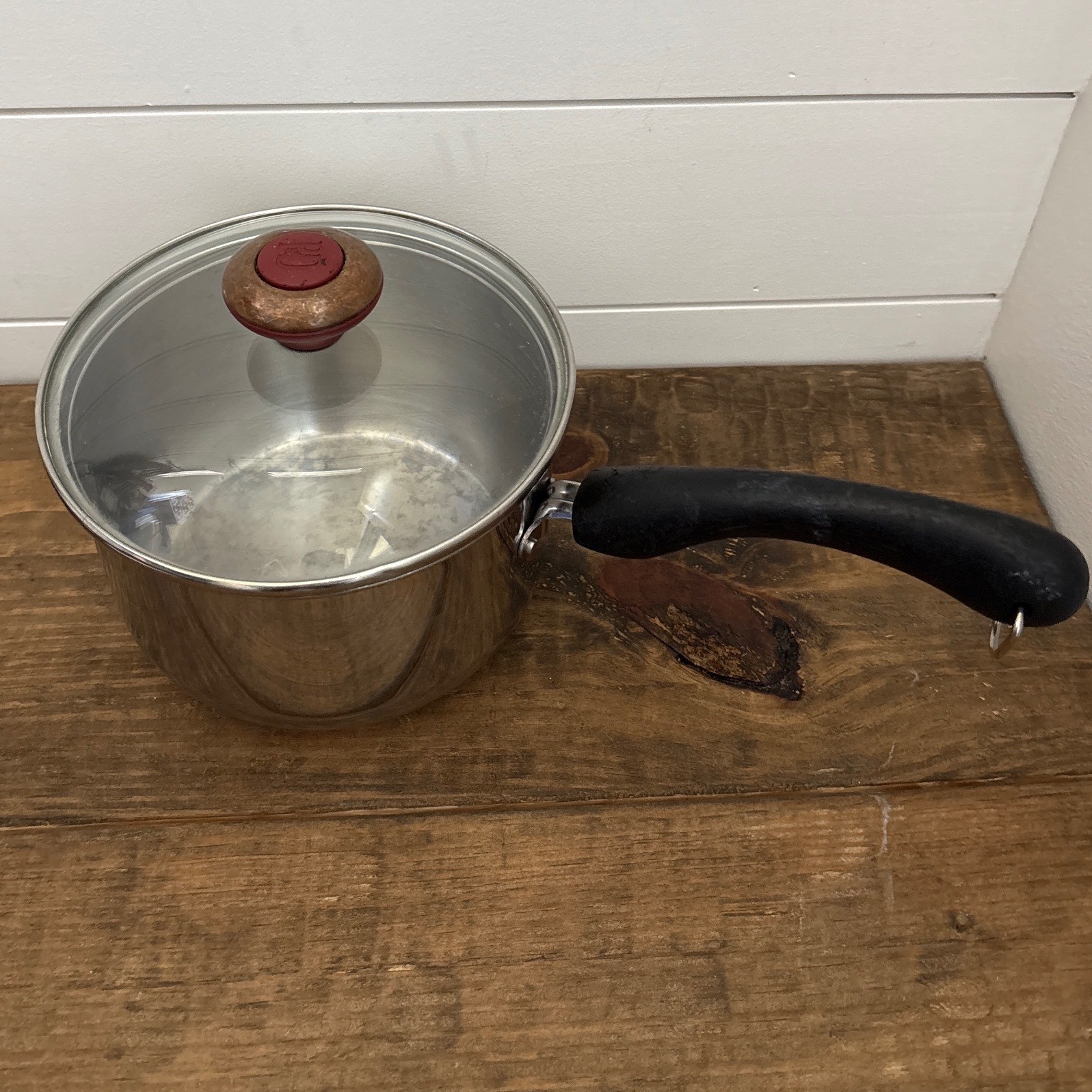 Paula Deen Signature Stainless Steel Saucepan with Copper Bottom & Lid 3 Qt