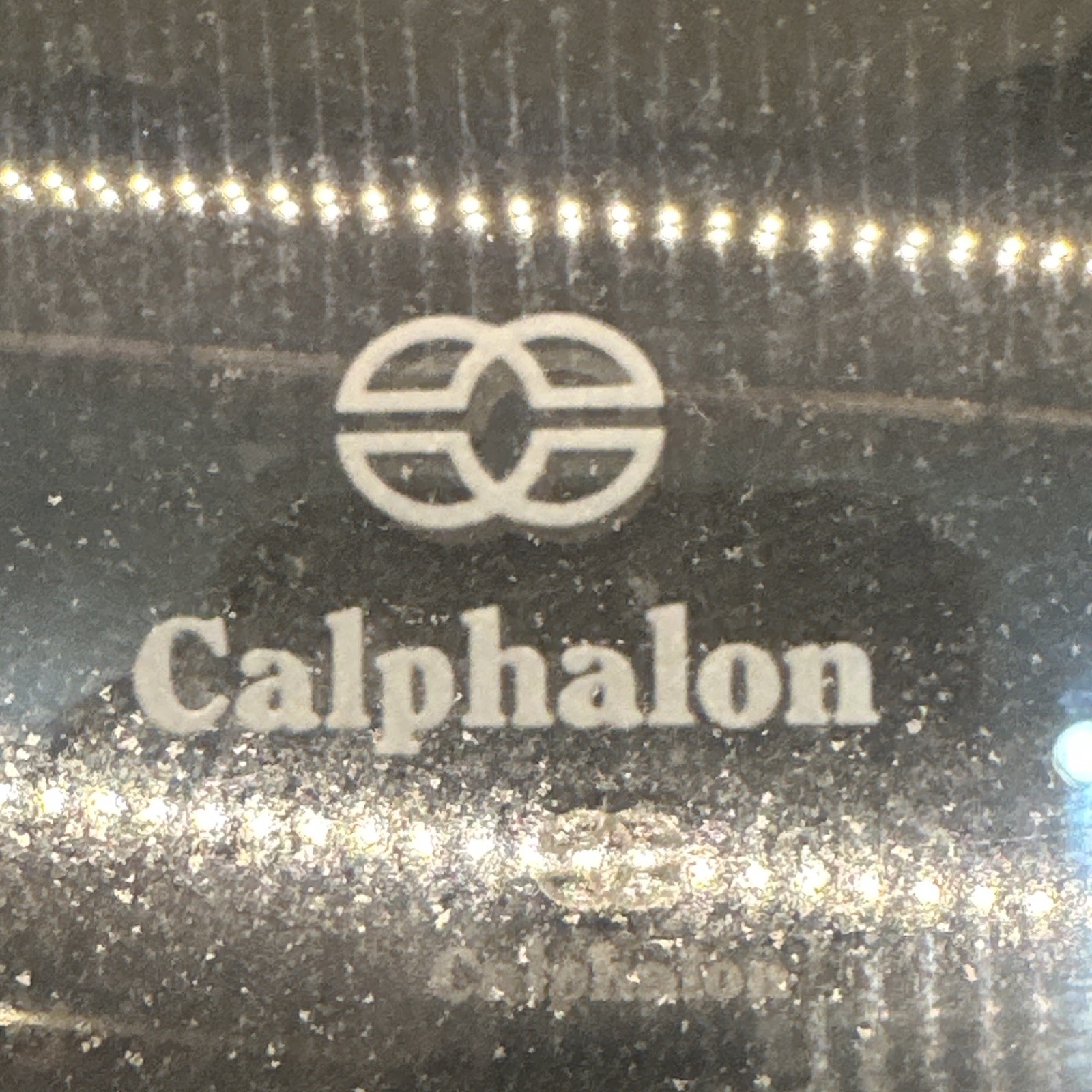 Calphalon Classic Anodized 5 Qt Stock Pot & Glass Lid 8785 Ceramic Non Stick USA