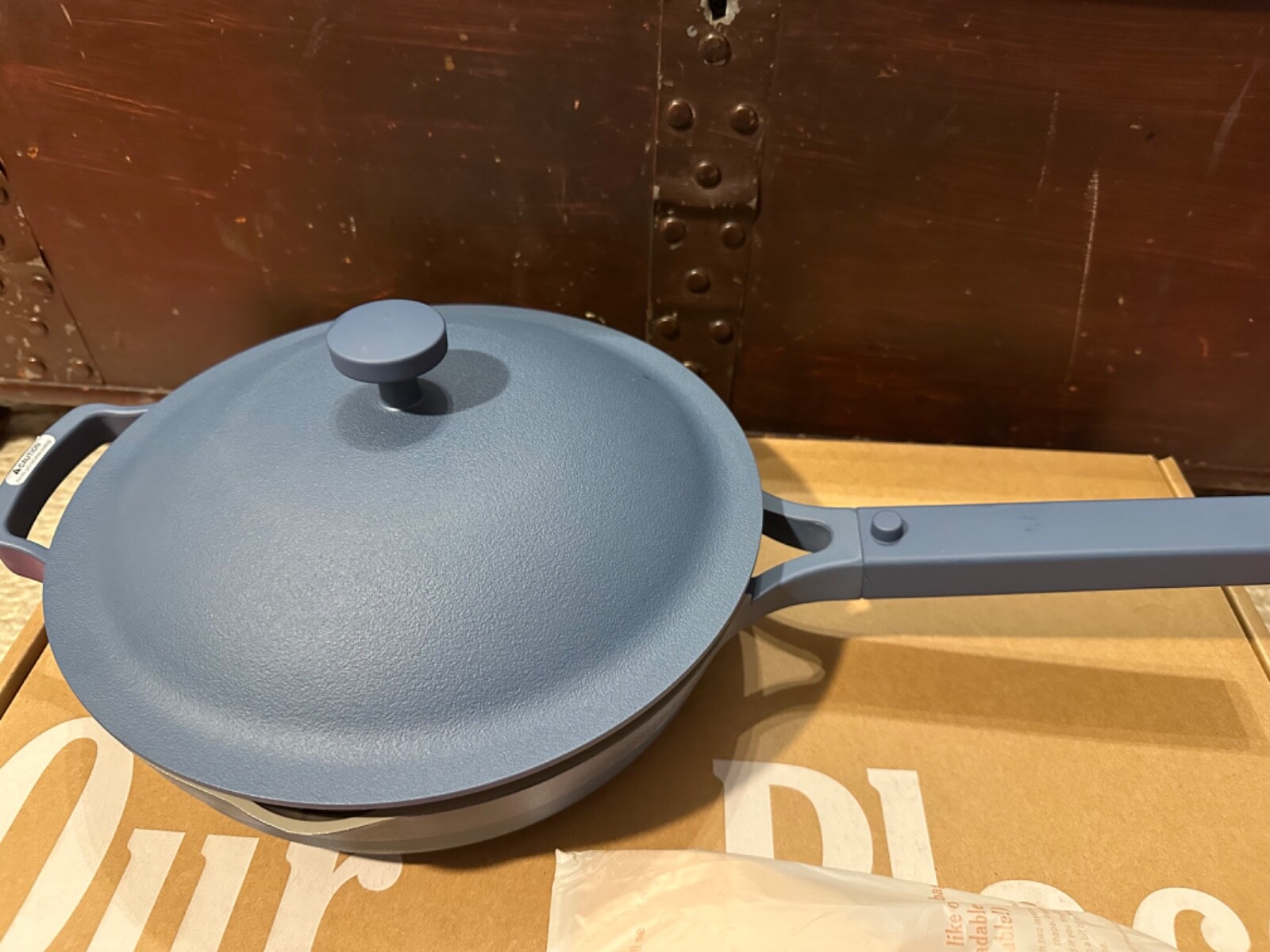 Our Place Always Pan 2.6 Qt 10.5” w/ Wooden Spoon + Steamer Basket -2.0 Sage