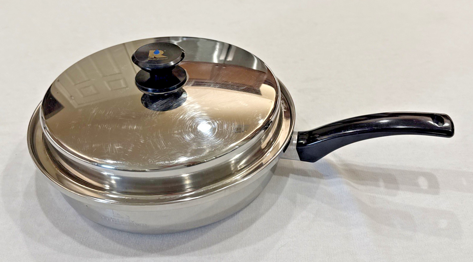 VTG Rainbow Multi-Ply Surgical Stainless Steel 10.5 in Skillet Fry Pan USA 053