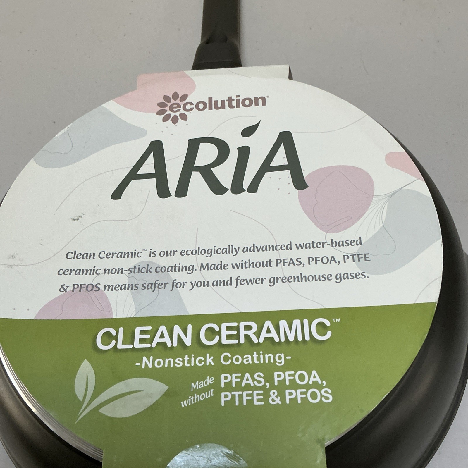 Ecolution Clean Ceramic Coating 9.5″ Skillet / Frying Pan New