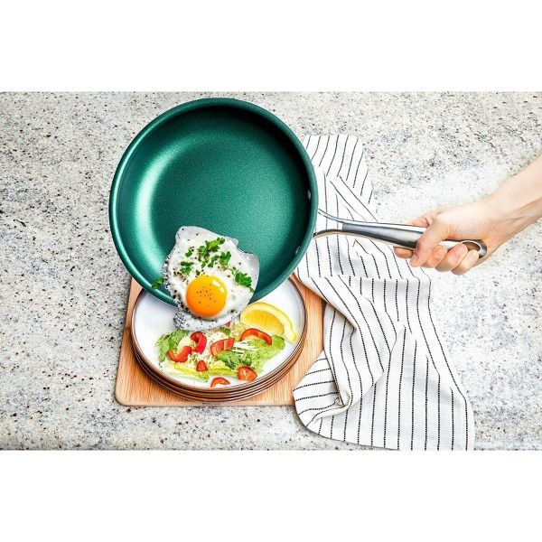 Granitestone Emerald 10″ Premium Nonstick Coating Fry Pan with Stay Cool Handle
