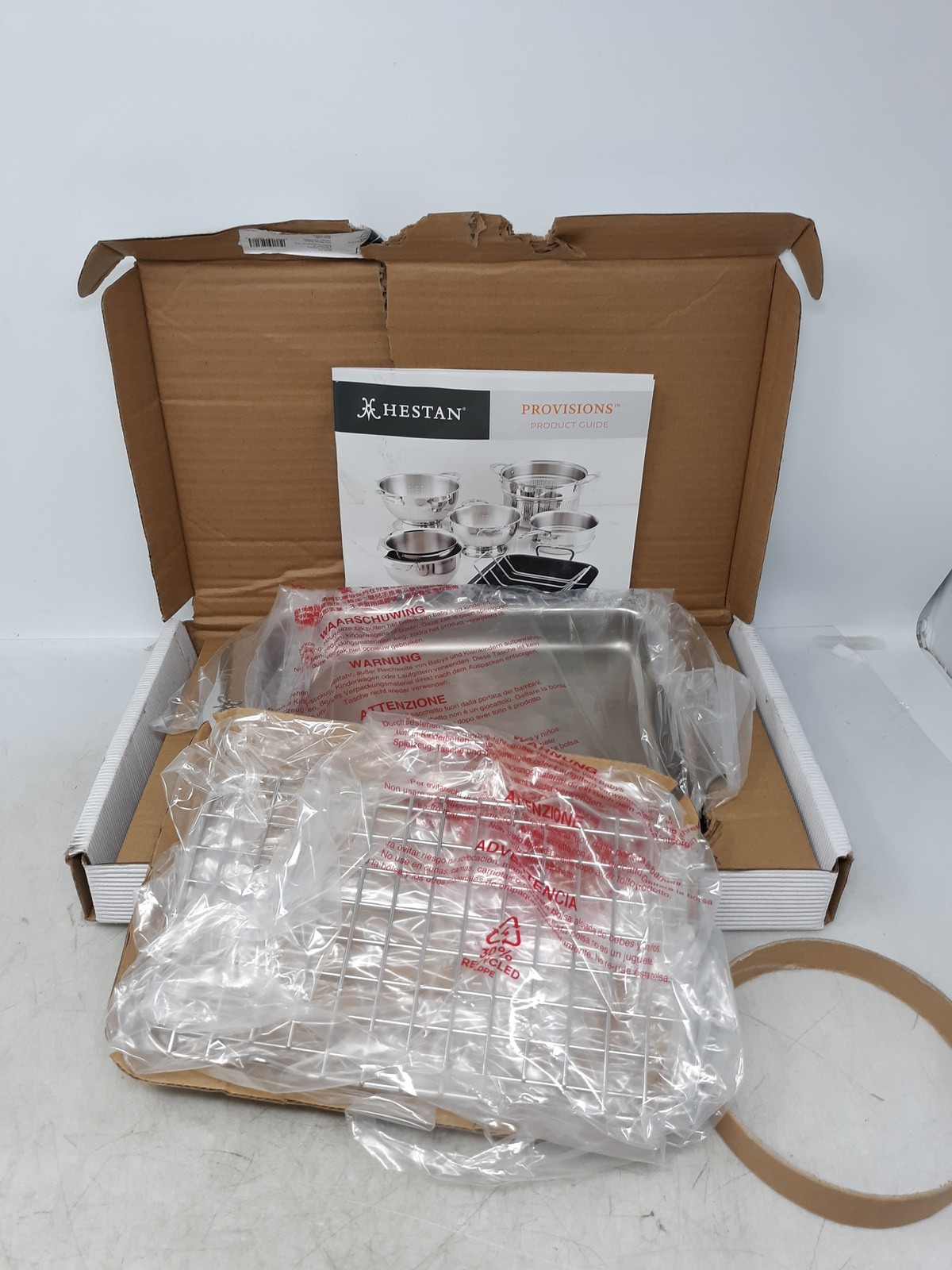 Hestan OvenBond Stainless Steel Eighth Sheet Pan with Rack