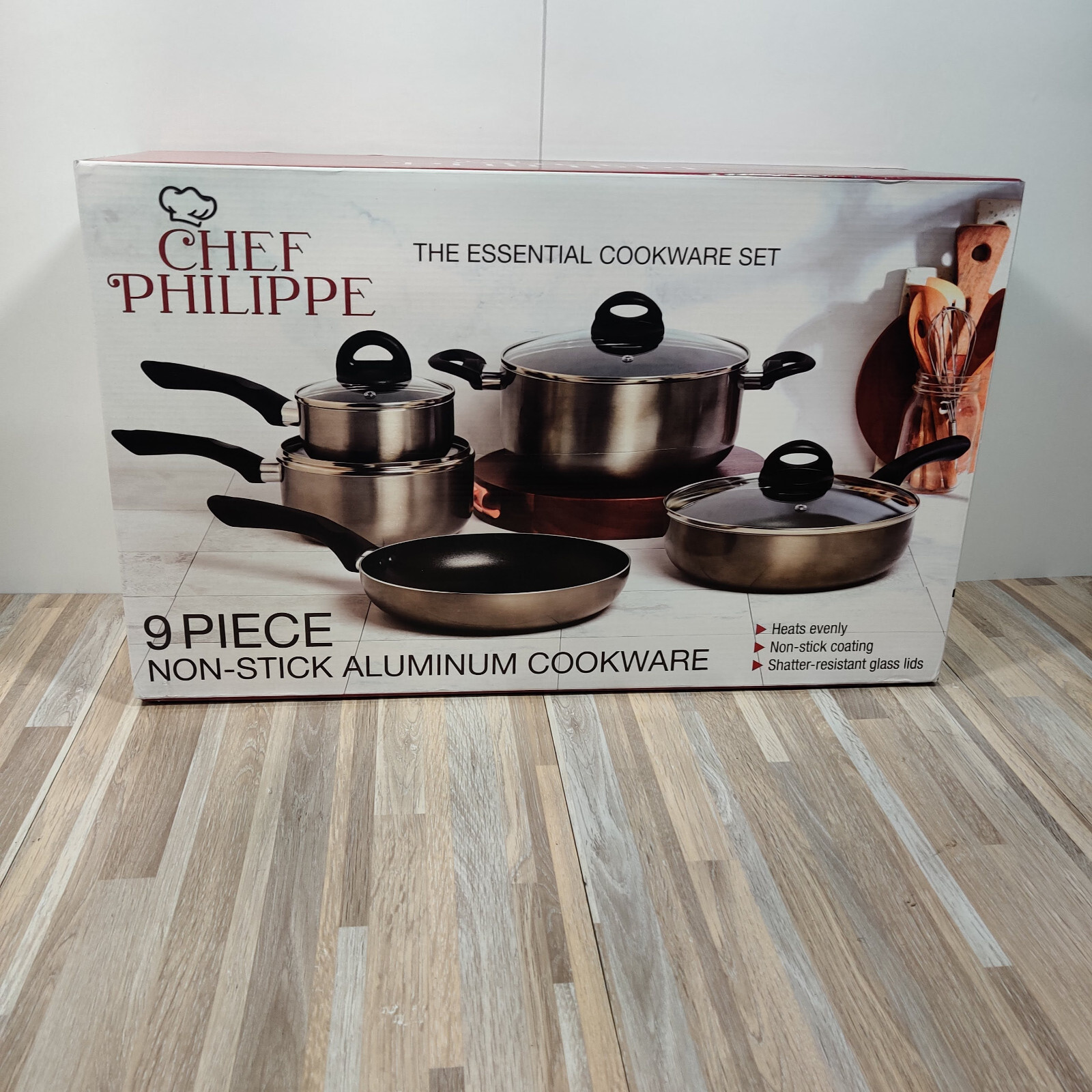 Brand New: Nonstick 9-Pc. Cookware SetUS Seller
