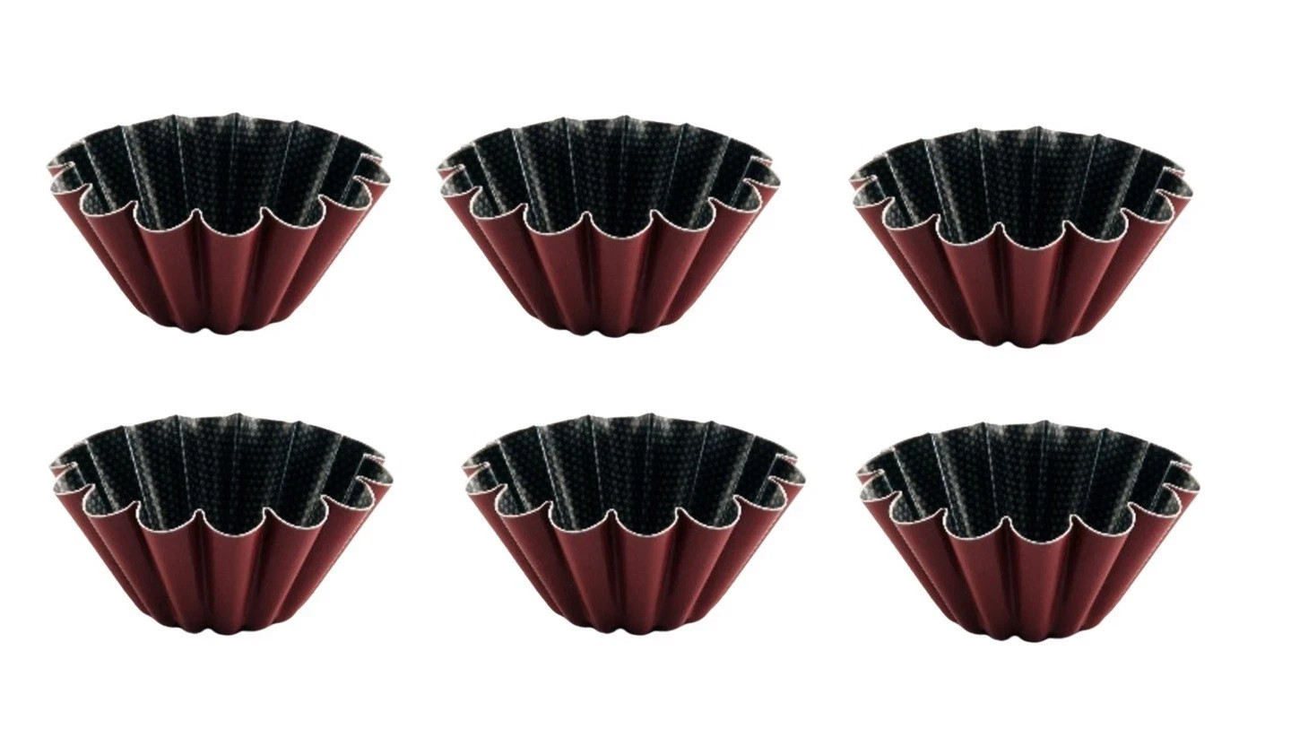 6 Tefal Small Baking Trays Non Stick High Quality Coated In France 20 Cm Each