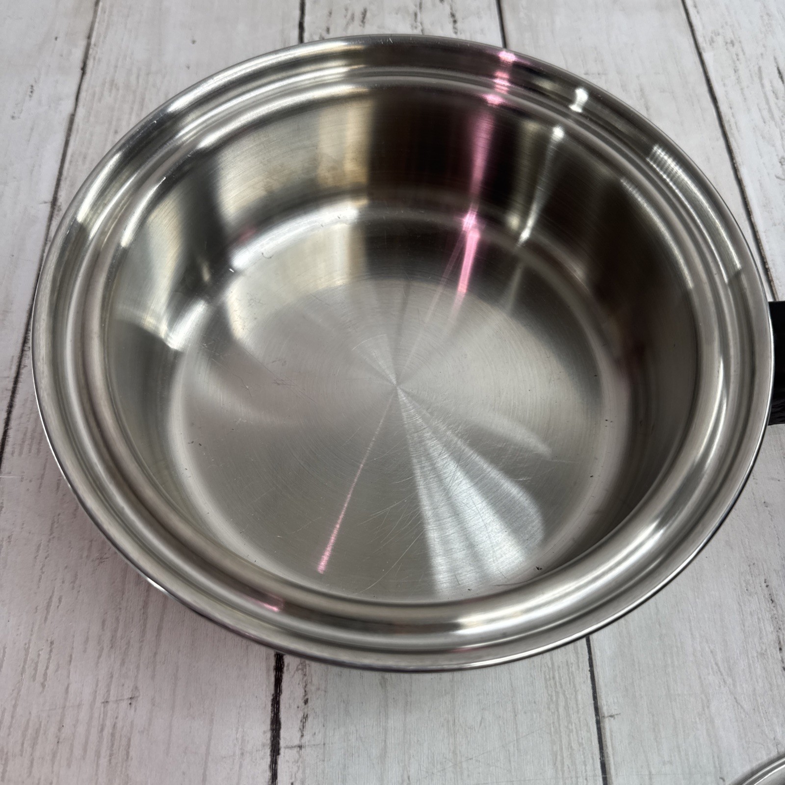 CUTCO Saucepan 1.25 Qt 5 Ply Aluminum Core Stainless With Lid Made in USA