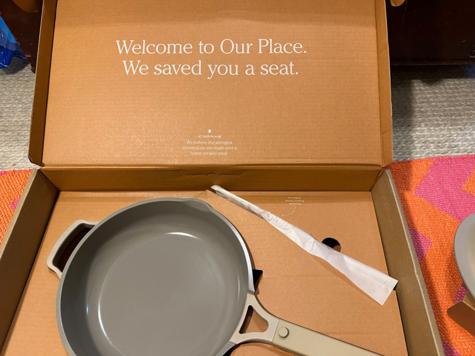 Our Place Always Pan 2.6 Qt 10.5” w/ Wooden Spoon + Steamer Basket -2.0 Steam