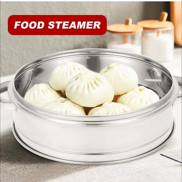 Kitchen Steamer Basket 8.66 Inch Stainless Steel Food Steaming Basket