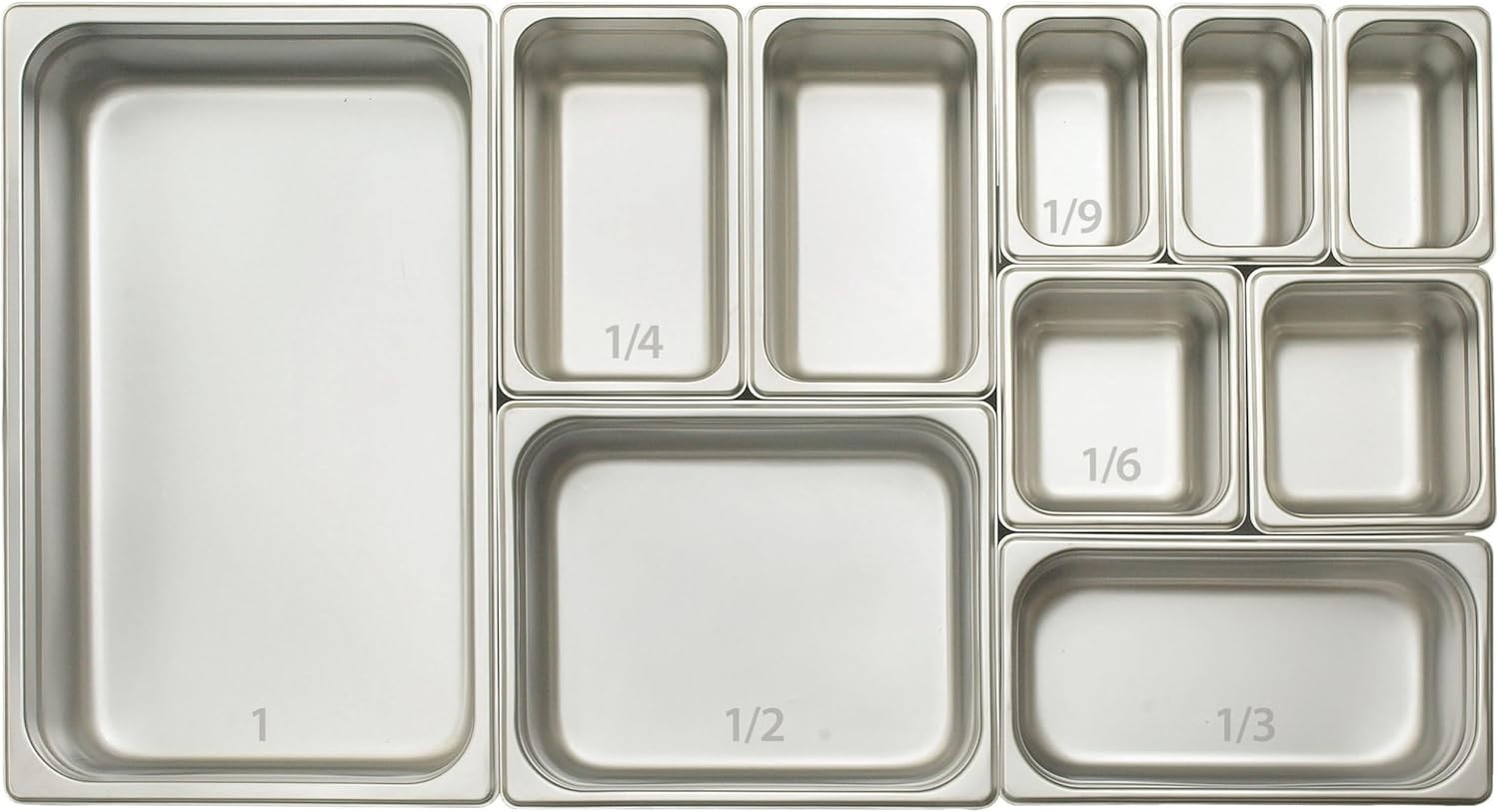 High-Quality Rectangular Steam Table Pan – 1.25-Inch Deep, Anti-Jamming Design
