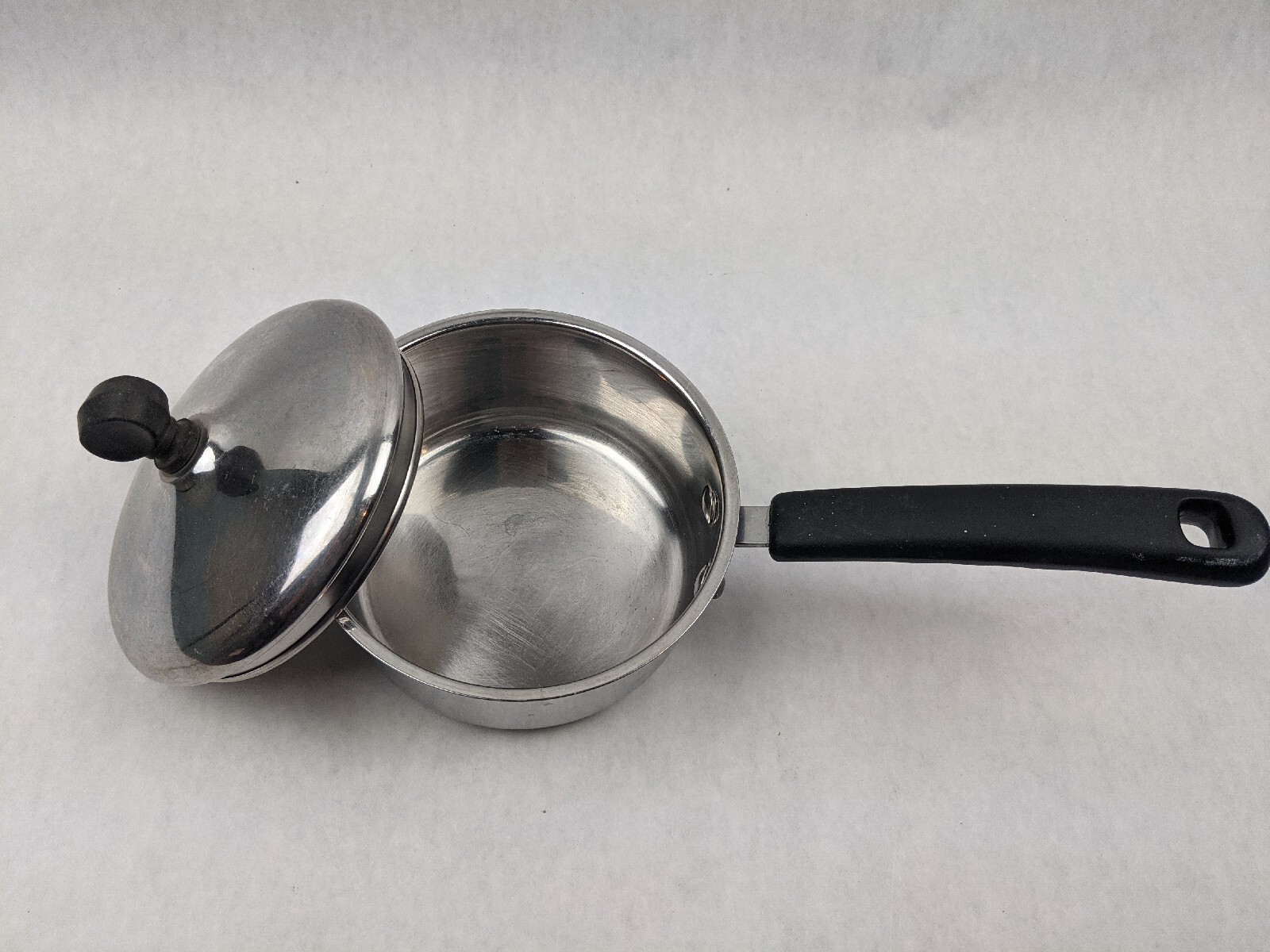 Basic Essentials 1 Qt Stainless Sauce Pan with lid