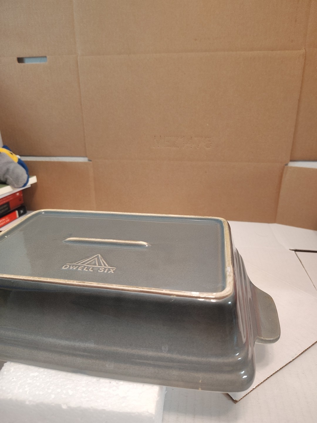 Dwell Six Avacado Green Stoneware Limited Edition Brownie Casserole Dish 8×6