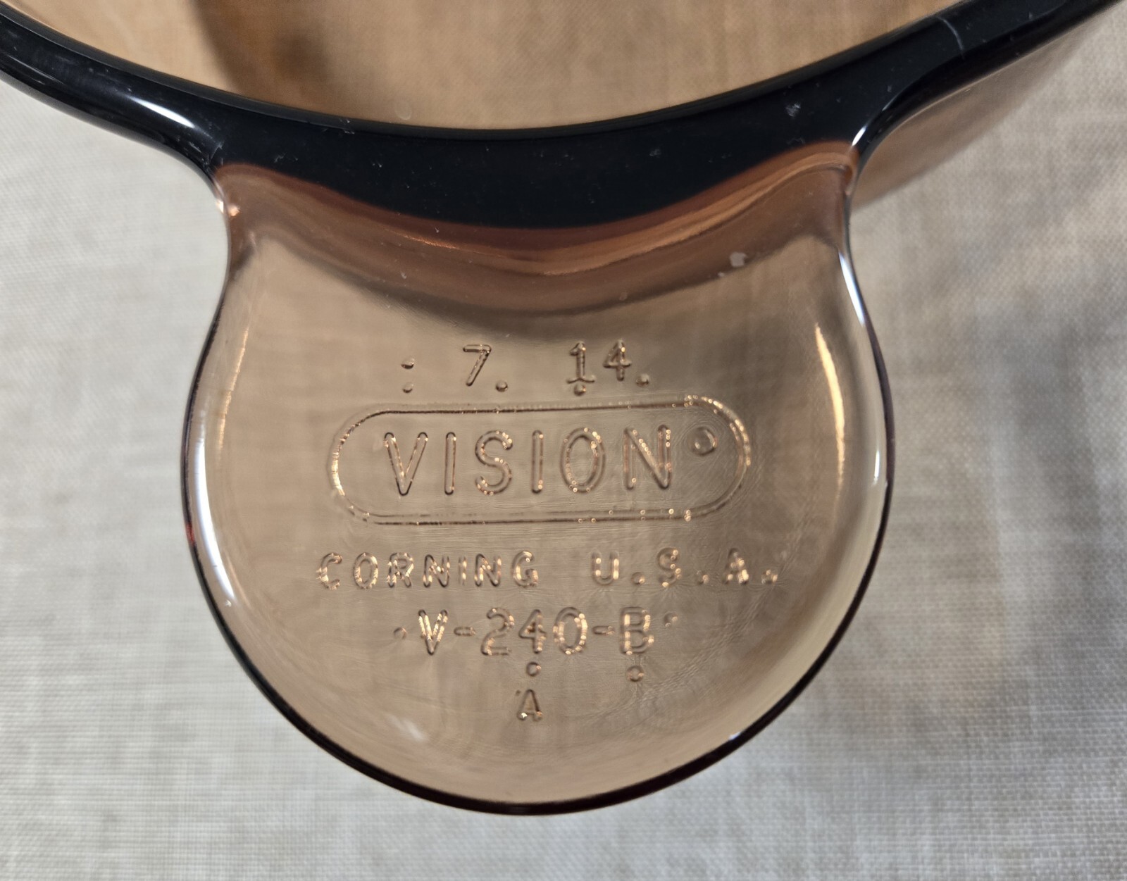 Vision Corning Ware Grab It Amber Brown Mini V-240-B And V-150-B With Lids