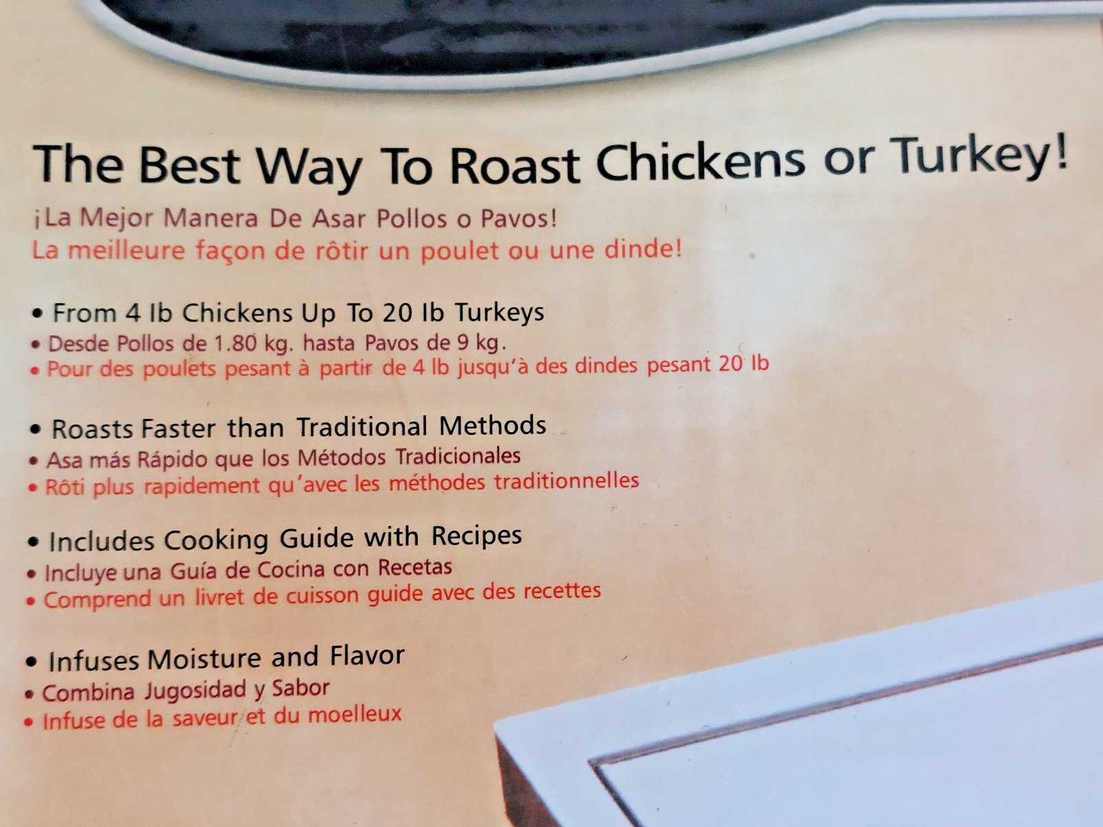 NEW in Box Stainless Steel TURKEY Chicken Cannon ROASTING RACK