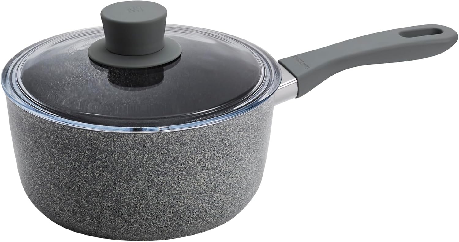 Parma Plus Ceramic 1.5-qt Aluminum Ceramic Nonstick Saucepan with Lid