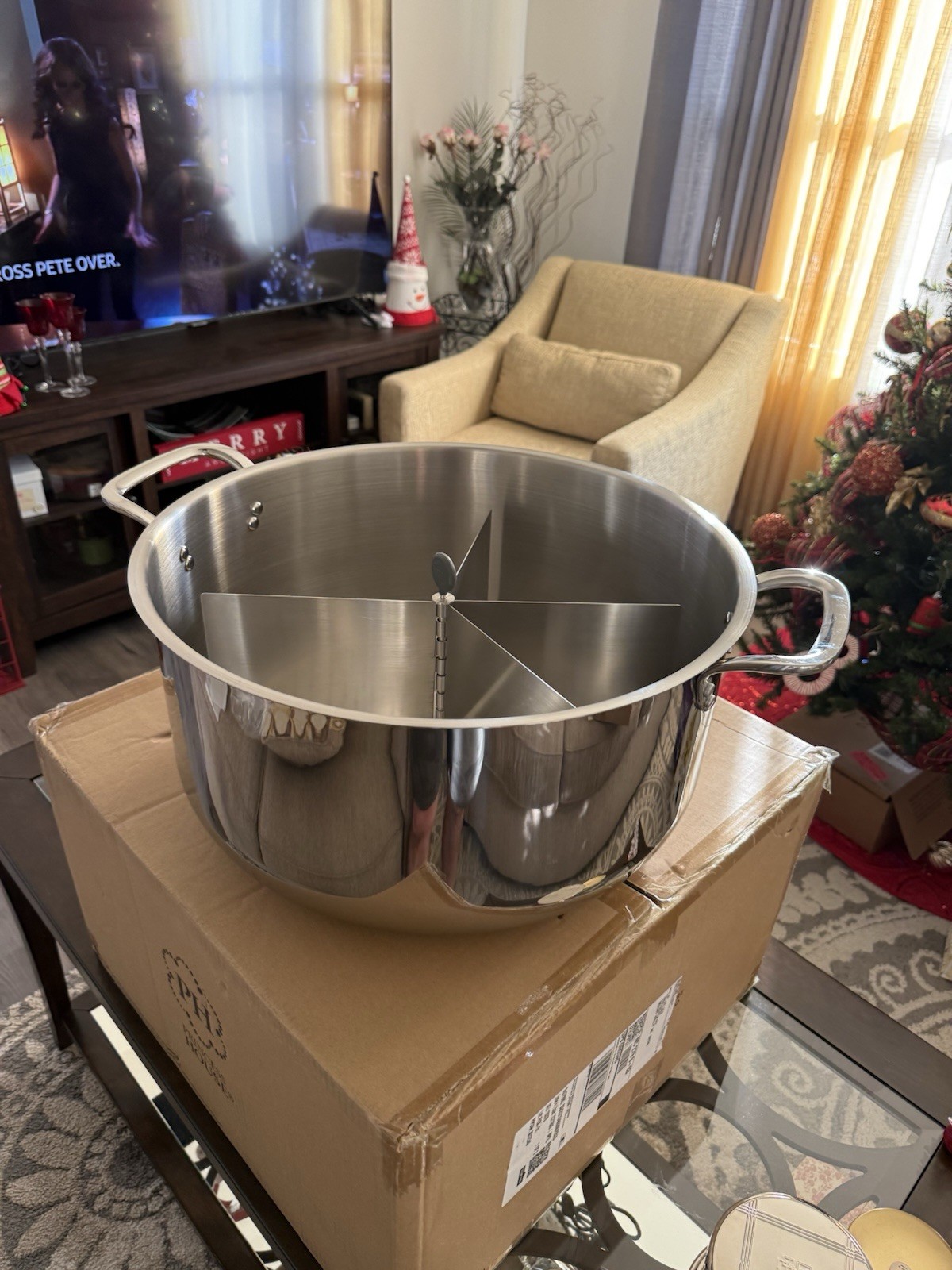 Princess House Heritage Stainless Steel Classic 32-Qt. Tamalera W/Divider #10370