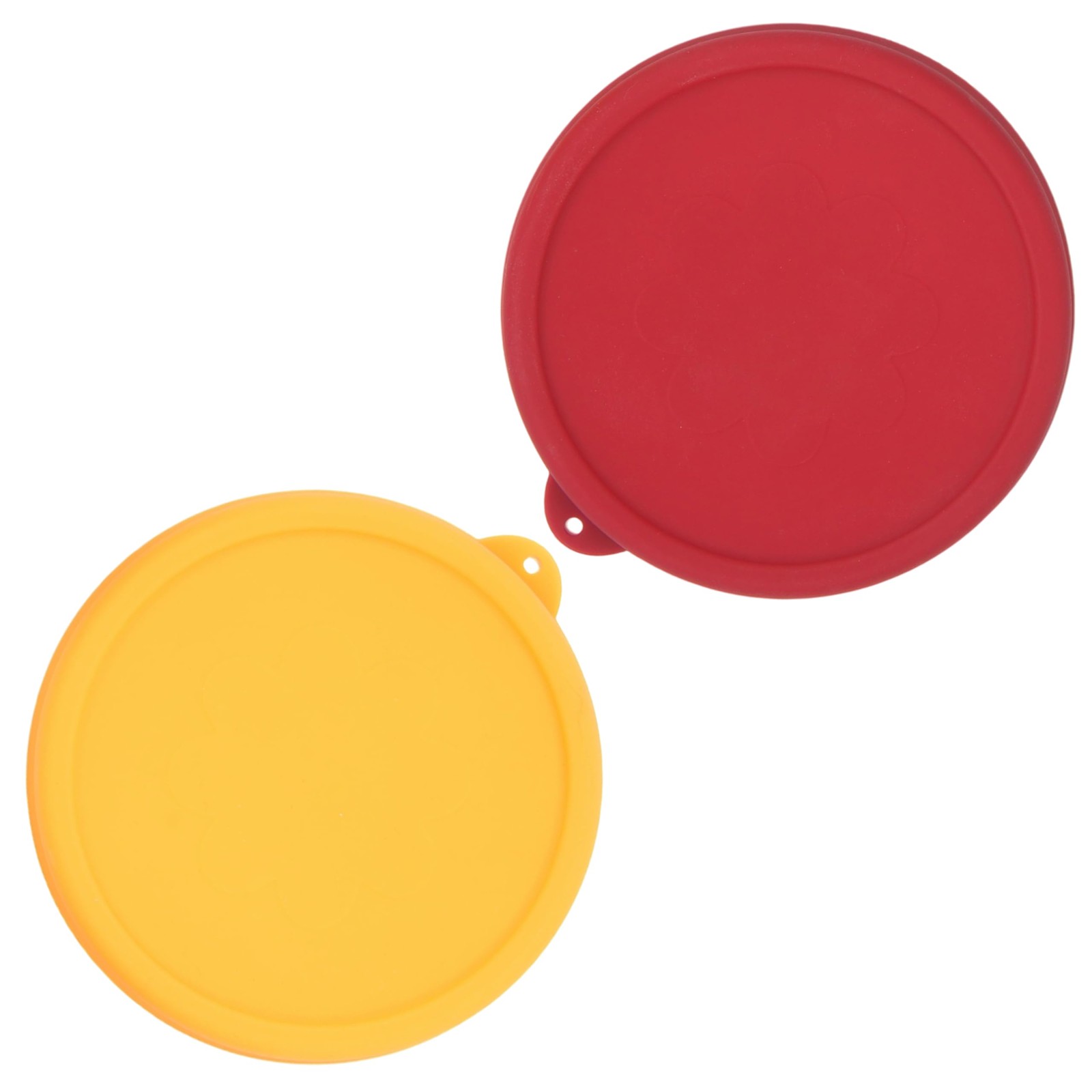 Silicone Storage Cover Lids for Anchor Hocking Pyrex 4 Cup – Red & Orange 2 Pack