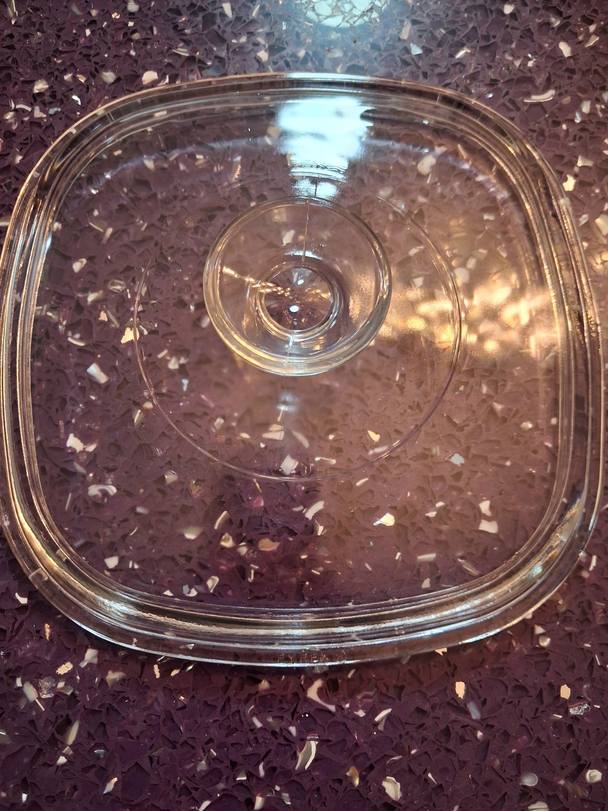 Pyrex Casserole Clear Square Replacement LID ONLY A-9-C No Chips A9C
