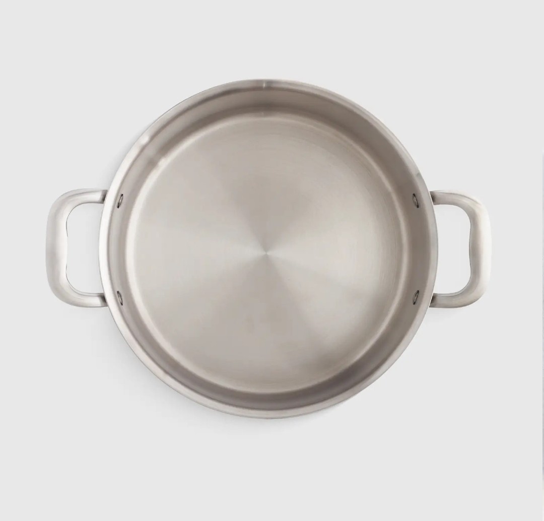 NWOT! Quince 8qt- 5ply Stainless Steel Non-Toxic StockPot With Lid! (SW)