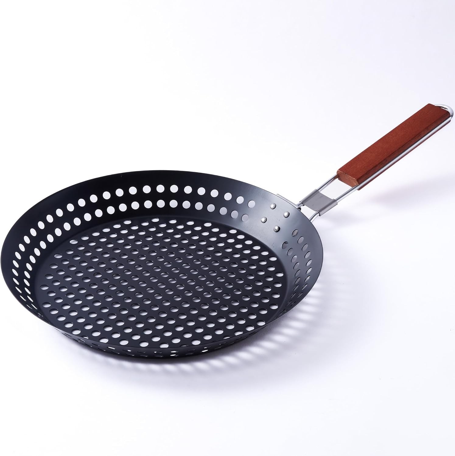 12-Inch Kozmatik Grill Pan Stovetop Turkish – Black Non-Stick Carbon Steel Grill