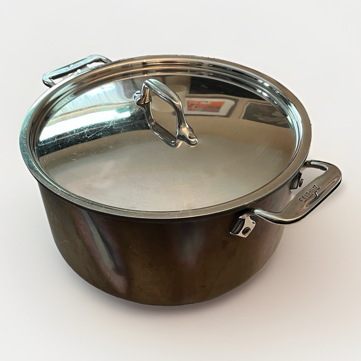 All-Clad MC2 Master Chef 2 Stainless Steel 8 Qt Stockpot with Lid USA Made 508