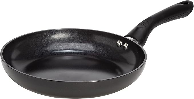 Ecolution Easy to Clean, Comfortable Handle,Even Heating 9.5-Inch Fry Pan, Black