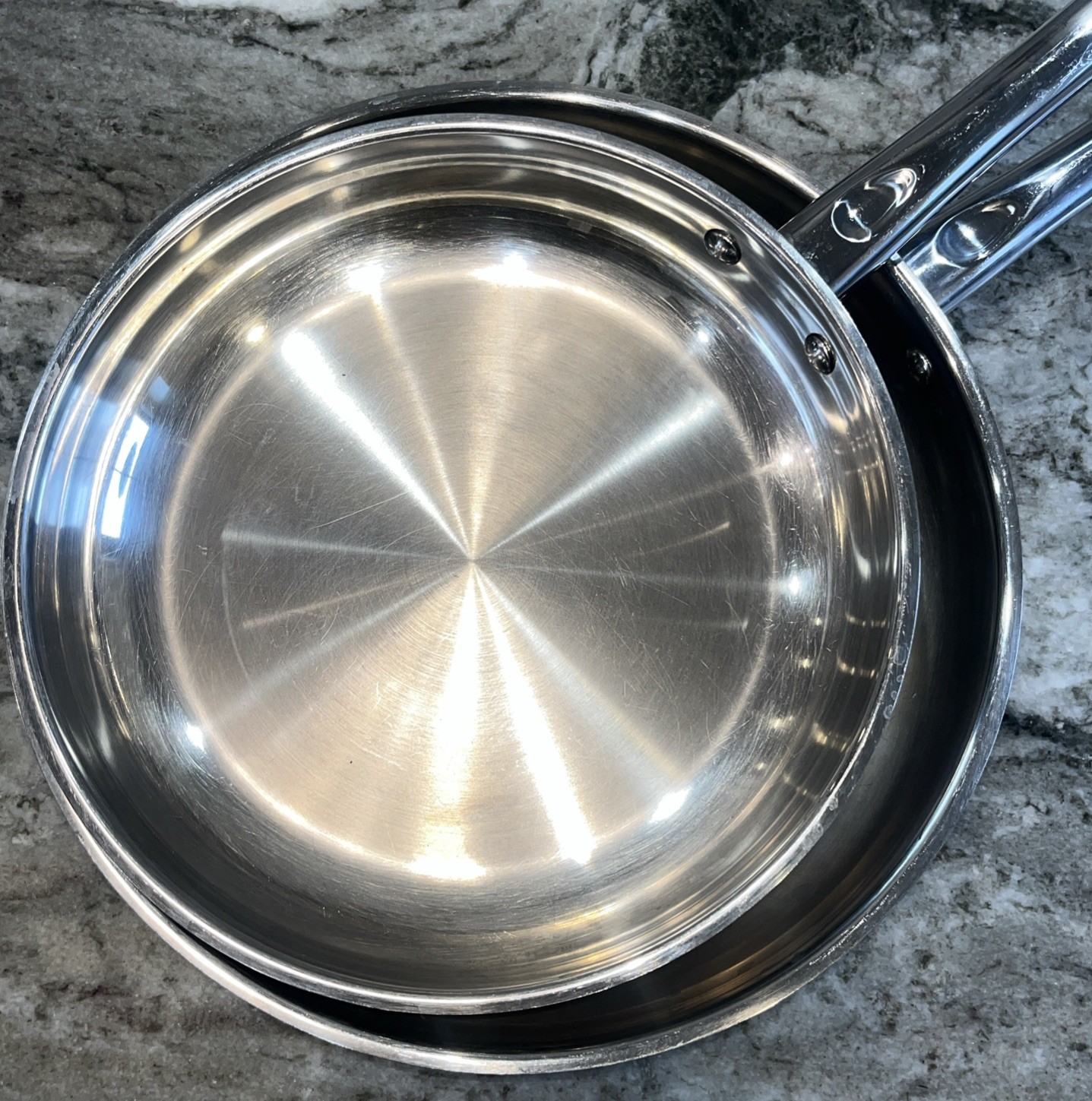 BergHOFF Professional 18/10 Stainless Steel 10″ & 12” Set Frying Pans Cookware