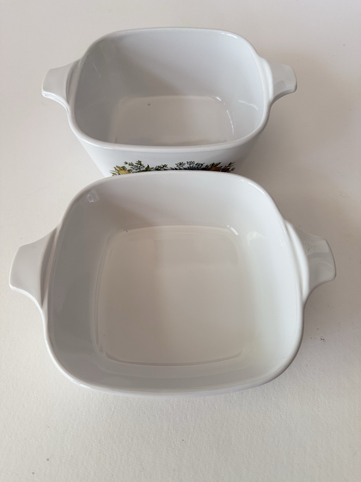 Vtg CorningWare Spice O Life Casserole Dish Set 1 Qt & 2 Cup Nesting No Lids