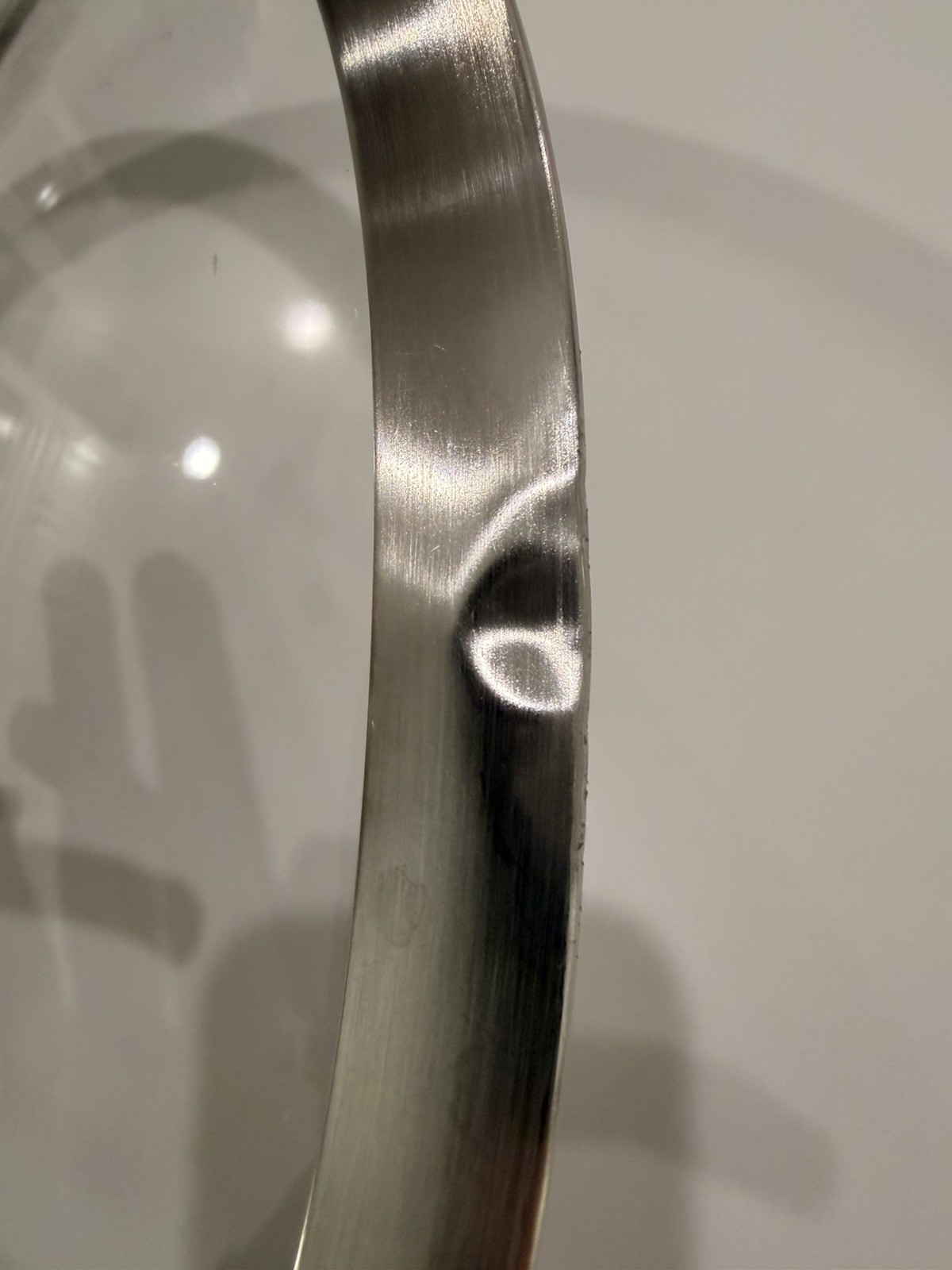 Lot of 3 Calphalon Glass Replacement Lids 12″ 10″ 8.5″ Stainless Rim & Handle