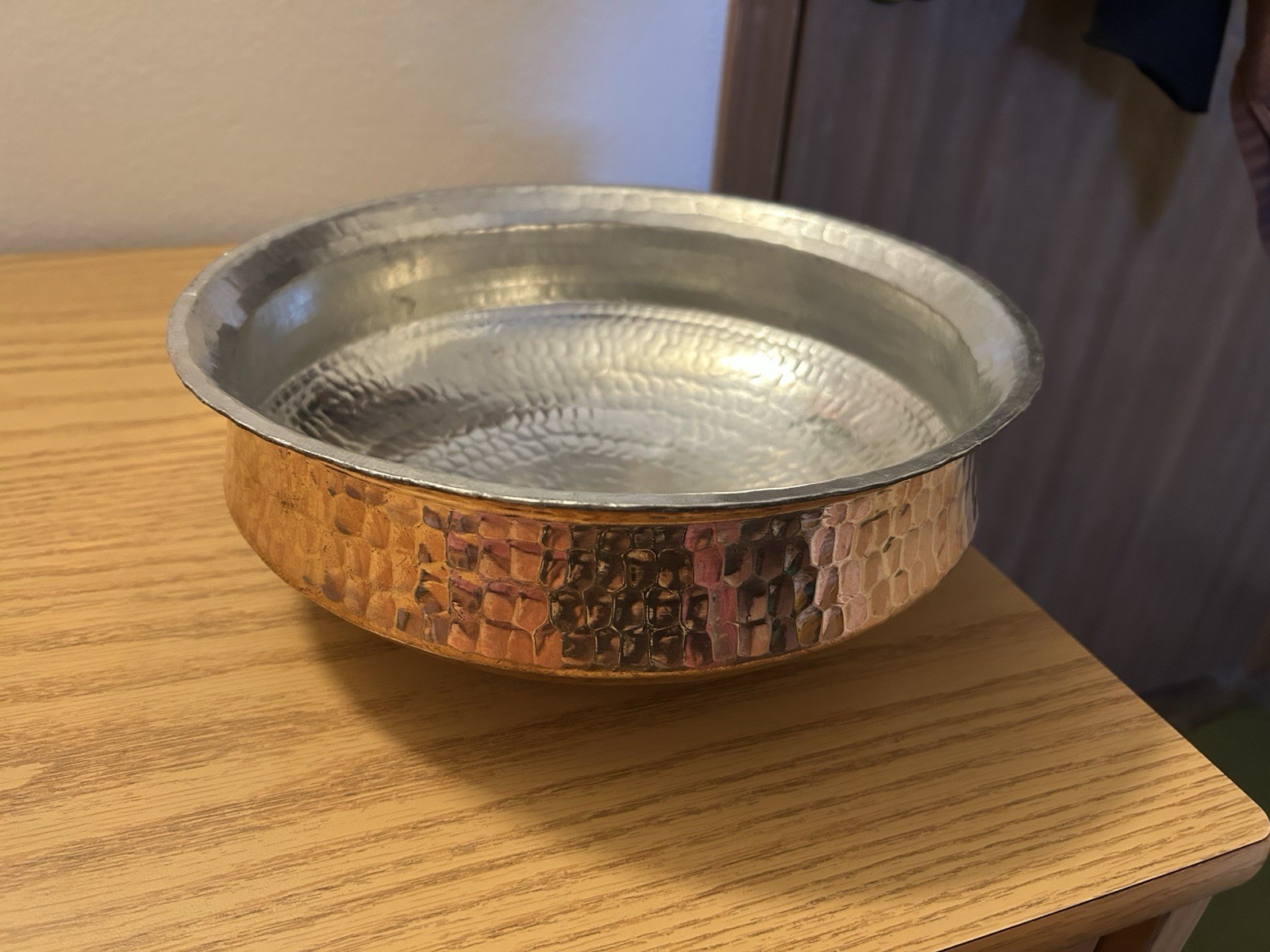 Handcrafted Brass Kadai Bowl | 11.5” Circumference | 3.5 kg | Indian Cookware